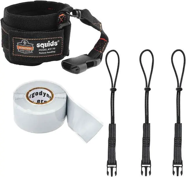 Alt view image 9 of 9 - Ergodyne Tool Tethering Kit,4 Attachments  3192