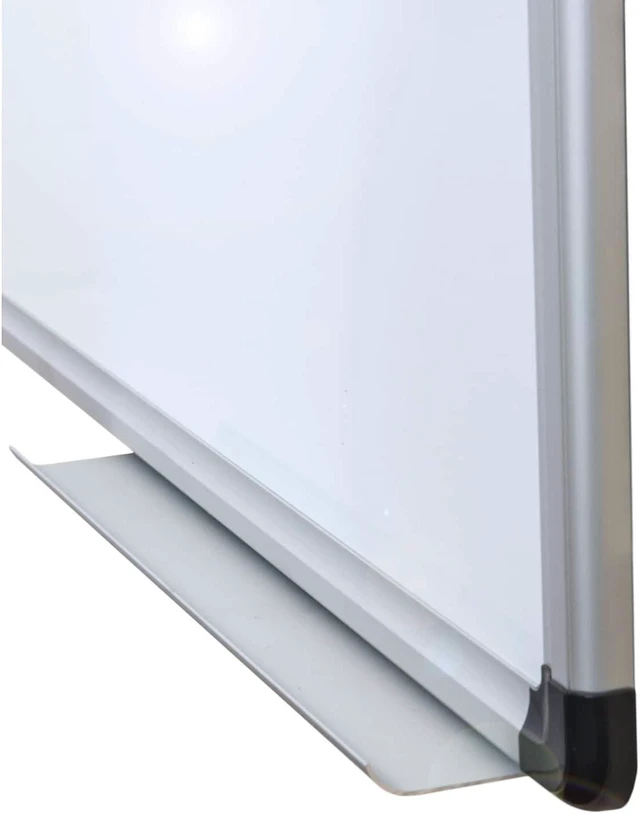 Alt view image 9 of 10 - Floortex Home / Office / School Writing Viztex Porcelain Magnetic Dry Erase Board with an Aluminium Frame - 18" x 24"