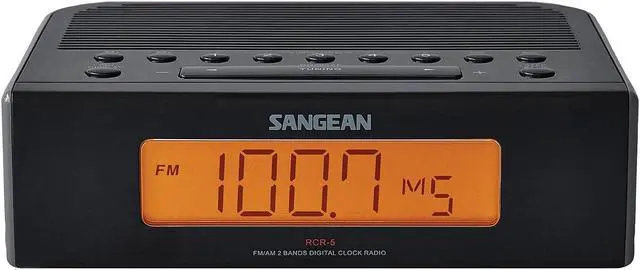 Alt view image 15 of 17 - Sangean AM FM Digit Tuning Clock Radio