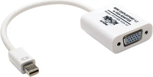 Alt view image 12 of 19 - Tripp Lite Keyspan Mini DisplayPort to VGA Active Cable Adapter, MDP 1.2, Converter for MDP to VGA (M/F), 6-in. (P137-06N-VGA-V2)