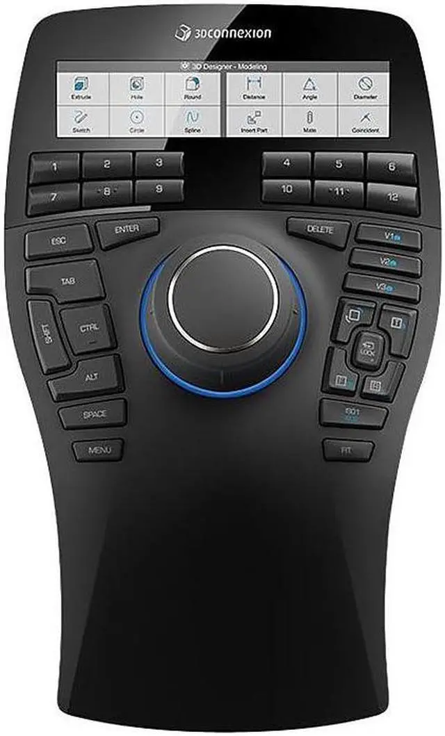 Alt view image 6 of 13 - 3Dconnexion SpaceMouse Enterprise - 3D mouse - 31 buttons - wired - USB