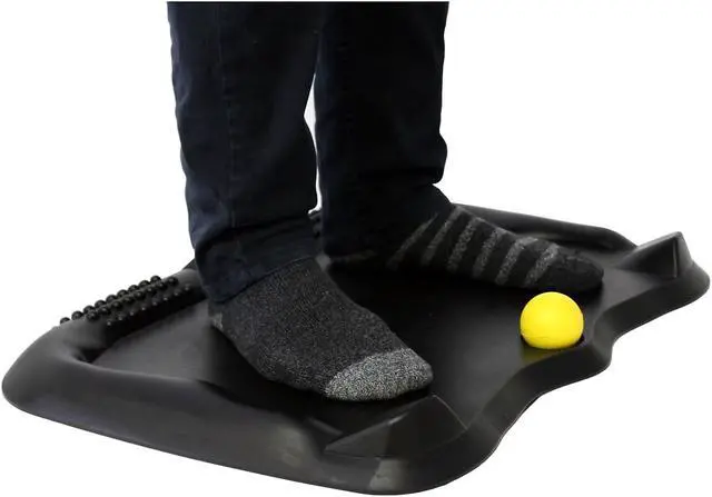 Alt view image 7 of 11 - Rocelco Topographical Energizing Supportive Floor Mat for Standing Desk Users