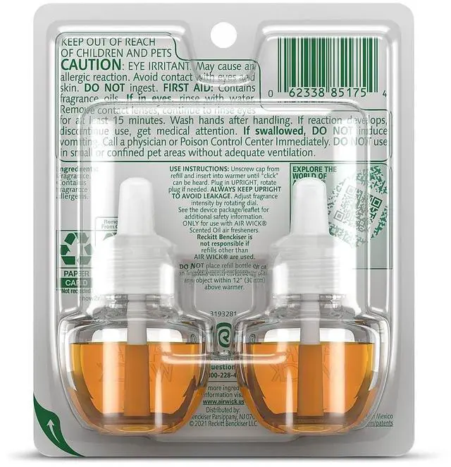 Alt view image 6 of 11 - Reckitt Benckiser 85175 Scented Oil Twin Refill, Hawaiiian Tropical Sunset, 0.67 oz Bottle