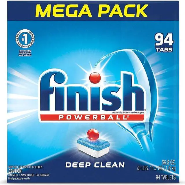 Alt view image 2 of 8 - Finish Powerball Dishwasher Tabs Fresh Scent 94/Box 51700-97330