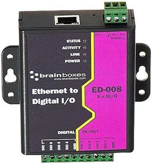 Alt view image 4 of 13 - ETHERNET TO 8 DIGITAL IO PORTS