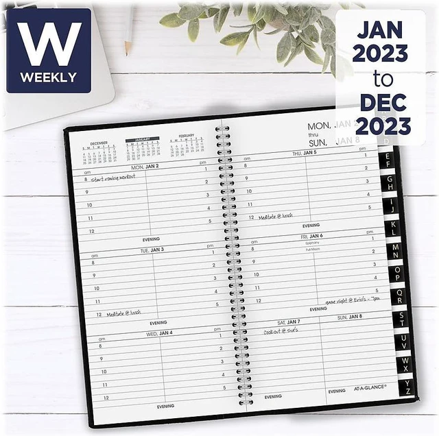 2023 At-A-Glance 6.25 x 3.25 Weekly Appointment Book Refill Hourly ...