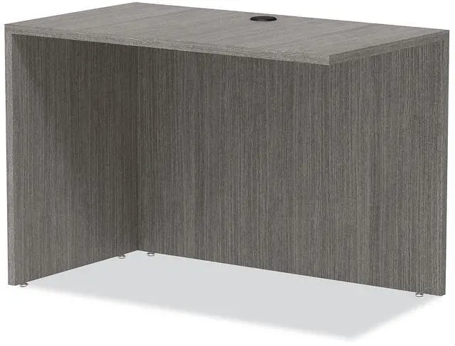 Alt view image 7 of 20 - Alera Valencia Series Reversible Return/Bridge Shell, 42w x 23.63d x 29.5h, Gray
