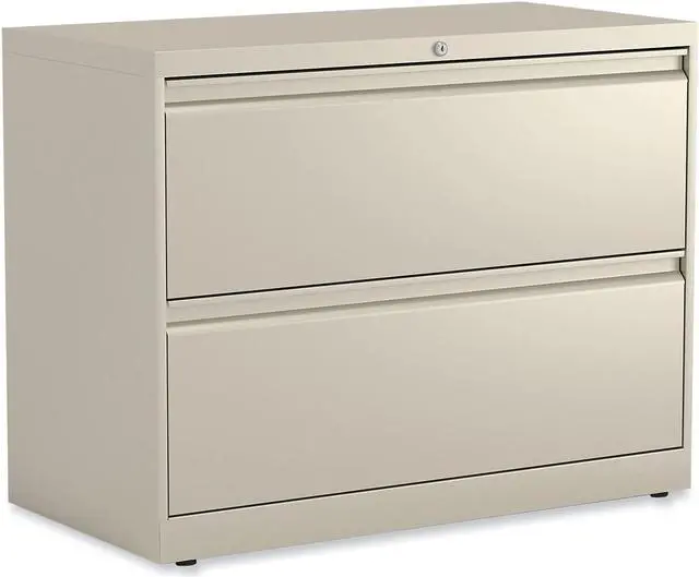 Main image of Alera 2-Drawer Lateral File Cabinet; Putty Letter and Legal (773946) HLF3629PY