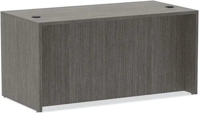 Alt view image 5 of 7 - Alera Alera Valencia Series Straight Front Desk Shell 59.13" x 29.5" x 29.63" Gray VA216030GY