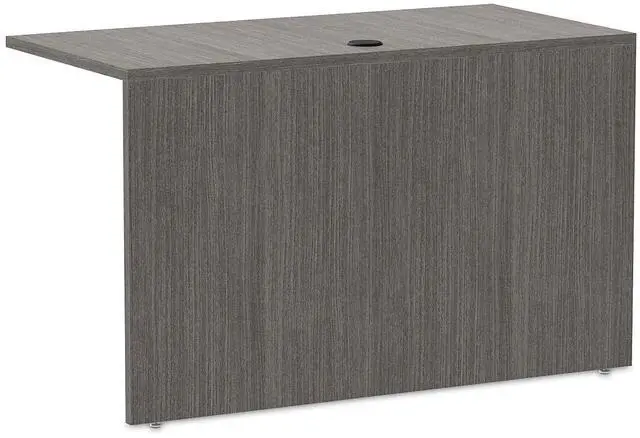 Alt view image 6 of 15 - Alera Valencia Series Reversible Return/Bridge Shell, 47.25w x 23.63d x 29.5h, Gray