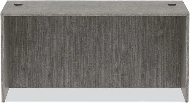 Alt view image 7 of 7 - Alera Alera Valencia Series Straight Front Desk Shell 59.13" x 29.5" x 29.63" Gray VA216030GY