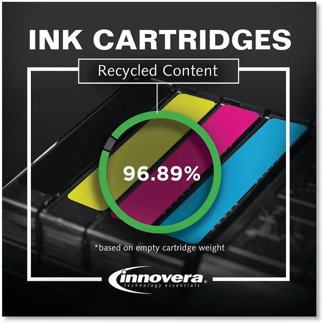Alt view image 14 of 19 - Innovera Compatible Black High Yield Ink Cartridge Replacement for HP 952XL F6U19AN