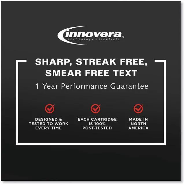 Alt view image 12 of 19 - Innovera Compatible Black High Yield Ink Cartridge Replacement for HP 952XL F6U19AN