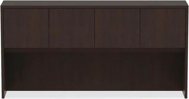 Alt view image 12 of 18 - Alera Valencia Series Reversible Return/Bridge Shell,47 1/4w x 23 5/8d, Espresso