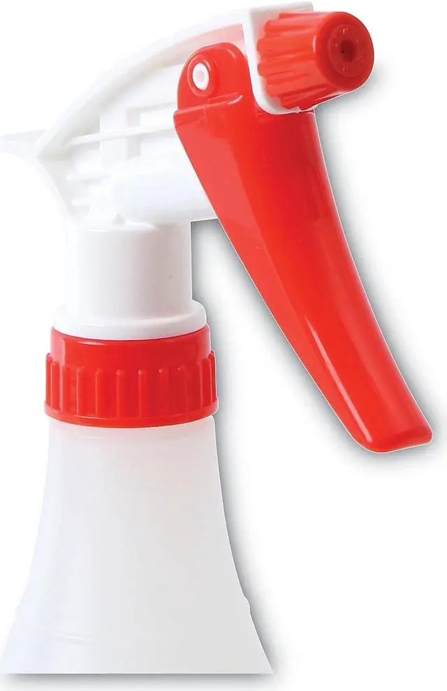 Alt view image 11 of 12 - Boardwalk Trigger Spray Bottle 32 oz Clear/Red HDPE 3/Pack 03010