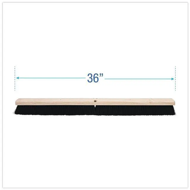 Alt view image 17 of 20 - Boardwalk Floor Brush Head 2 1/2" Black Tampico Fiber 36" 20236
