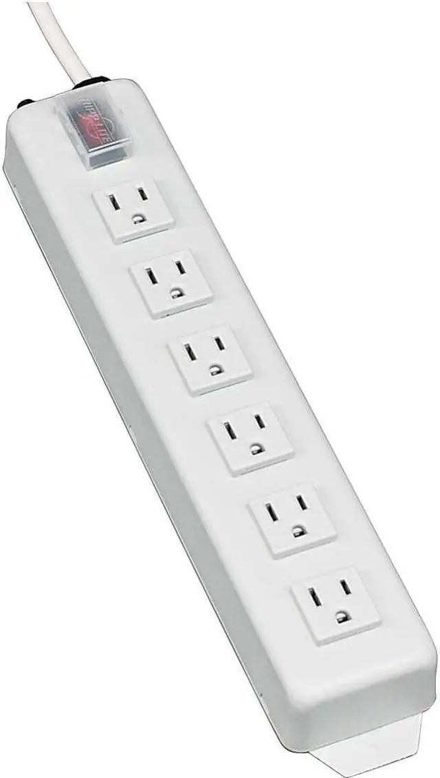 Alt view image 2 of 3 - Tripp Lite Power It 6-Outlet Power Strip With 15' Cord TLM615NC