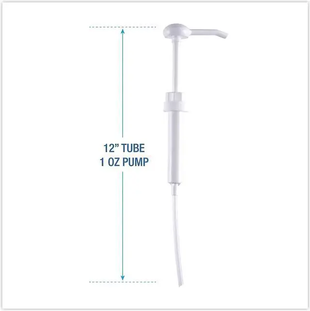 Alt view image 9 of 13 - Boardwalk Siphon Pump 1 oz/Pump Plastic White 13 1/4" 12/Carton 00417