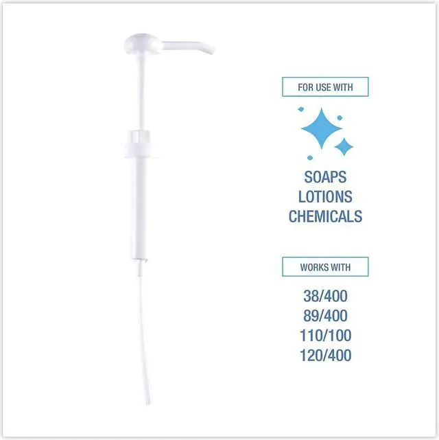 Alt view image 13 of 13 - Boardwalk Siphon Pump 1 oz/Pump Plastic White 13 1/4" 12/Carton 00417