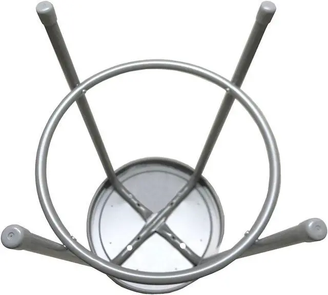 Alt view image 3 of 14 - Flash Furniture Metal Folding Chair Black Pin-Dot Set of 4 (4AWMC340AFBK)