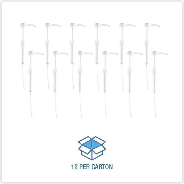 Alt view image 10 of 13 - Boardwalk Siphon Pump 1 oz/Pump Plastic White 13 1/4" 12/Carton 00417