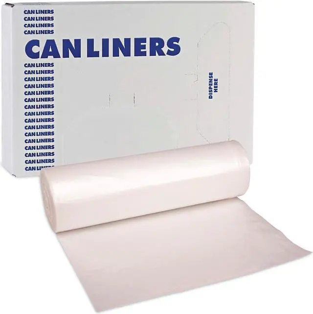 Alt view image 15 of 15 - Boardwalk High Density Coreless Rolls 45 gal Natural 250 Bags BWKRH4048S