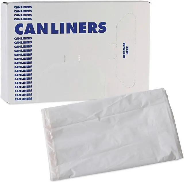 Alt view image 8 of 8 - Boardwalk Linear Low Density Industrial Can Liners 30 gal 0.7 mil 30 x 36 White 200/Carton VW3036X
