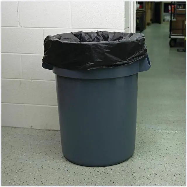 Alt view image 6 of 8 - Boardwalk Linear Low Density Industrial Can Liners 56 gal 1.7 mil 43 x 47 Black 100/Carton G4347HBL