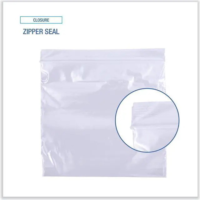 Alt view image 14 of 15 - Boardwalk Reclosable Food Storage Bags Sandwich Bags 7 x 8 500/Box SANDWICHBAG