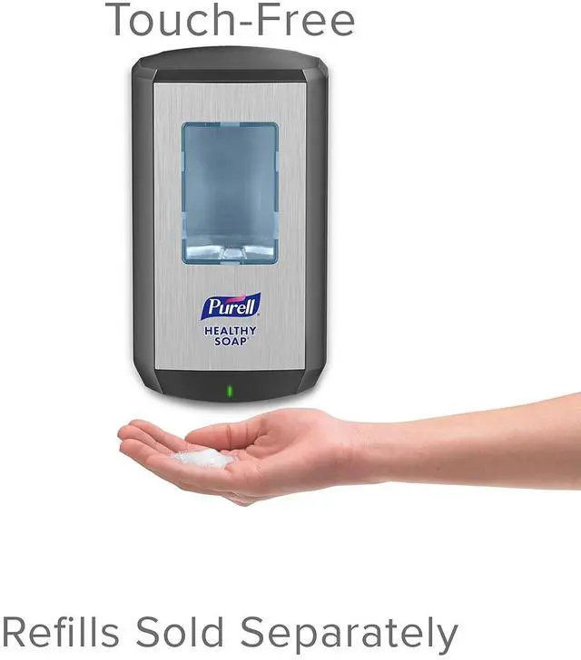 Alt view image 3 of 8 - Purell CS8 Touch Free Soap Dispenser Graphite 7834-01