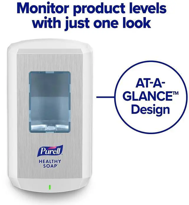 Alt view image 5 of 8 - Purell CS8 Automatic Touch Free Soap Dispenser 1200 mL White (7830-01)