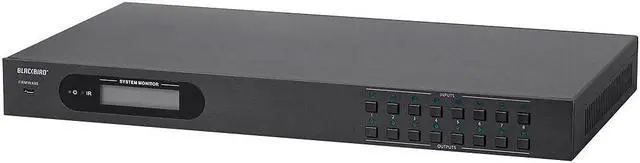 Alt view image 17 of 20 - Monoprice Blackbird 4K 8x8 HDMI Matrix Switch with HDMI 2.0, Supports HDR, 18Gbps, 4K@60Hz YCbCr 4:4:4, 8 S/PDIF Outputs, HDCP 2.2