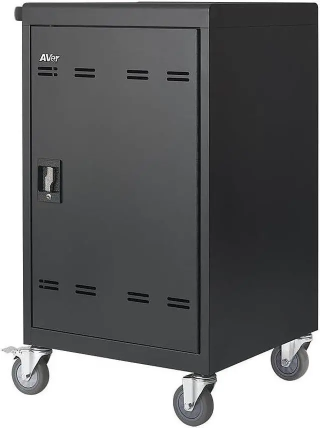 Alt view image 10 of 13 - AVer AVerCharge B30 30 Device Charging Cart, 24.6"w x 21.3"d x 38.1"h