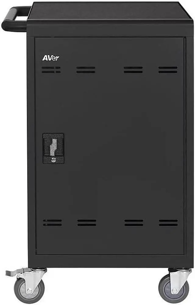Alt view image 5 of 13 - AVer AVerCharge B30 30 Device Charging Cart, 24.6"w x 21.3"d x 38.1"h