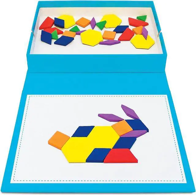 Alt view image 5 of 7 - JUNIOR LEARNING RAINBOW PATTERN BLOCKS