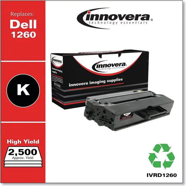 Alt view image 7 of 11 - Innovera D1260 Compatible Reman 331-7328 B-1260 Toner IVRD1260
