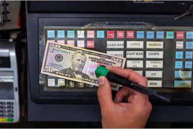 Alt view image 12 of 12 - Dri-Mark Smart Money Counterfeit Detector Pen with Reusable UV LED Light 351UVB