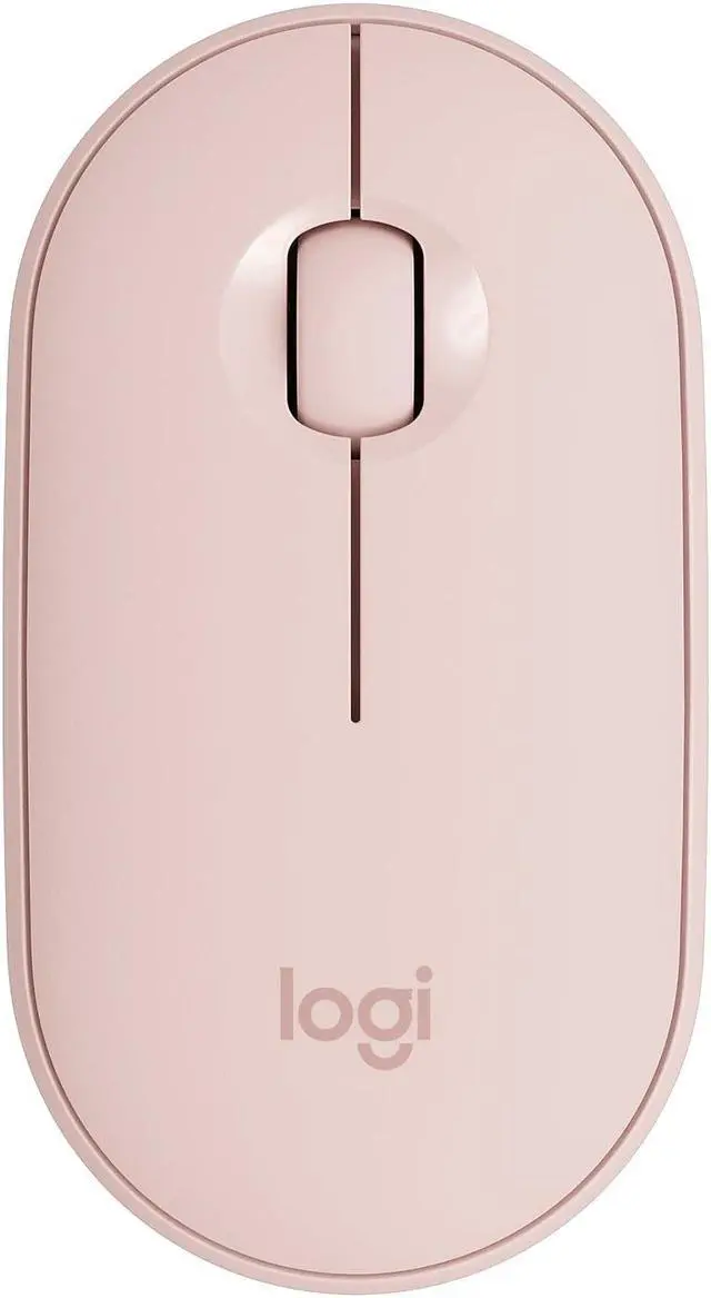 Alt view image 15 of 20 - Logitech Pebble M350 910-005769 Rose Pink 3 Buttons 1 x Wheel Dual (RF / Bluetooth Wireless) Optical Mouse