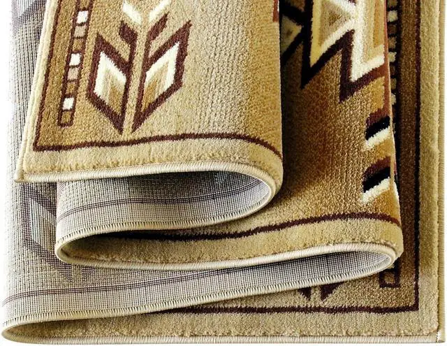 Alt view image 16 of 18 - Rylan Collection 8' x 10' Red Scraped Design Area Rug - Olefin Rug with Jute Backing - Living Room, Bedroom, Entryway