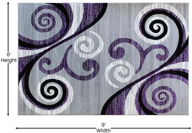 Alt view image 15 of 18 - Genuine Joe Indoor Mat Vinyl Backing 4'x6' Charcoal 55461