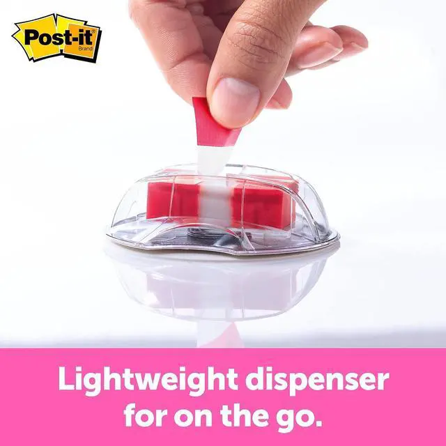 Alt view image 19 of 20 - 3M 680HVSHR High Volume Flag Dispenser Sign Here Red 200 Flags per Dispenser