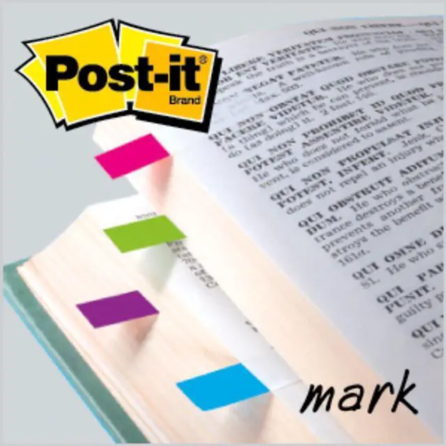 Alt view image 18 of 20 - 3M 6834AB Small Flags in Dispensers Four Bright Colors 35 per Color 4 Dispensers Pack
