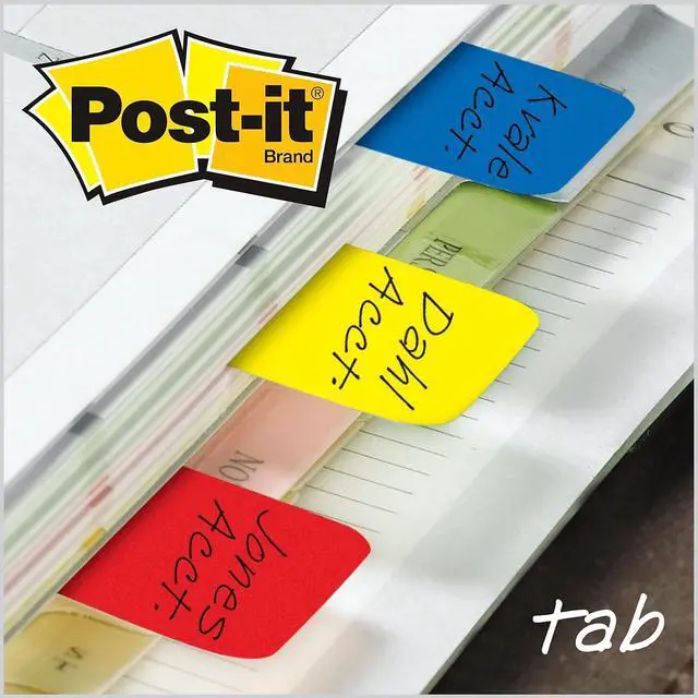 Alt view image 15 of 18 - Post-It Tabs Tab,Durable,66/Pk,Ast 686RYB