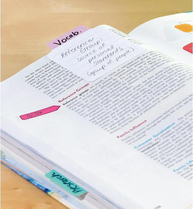 Alt view image 15 of 15 - Post-it Arrow 1/2" Page Flags Blue/Green/Purple/Red/Yellow 20/Color 100/Pack