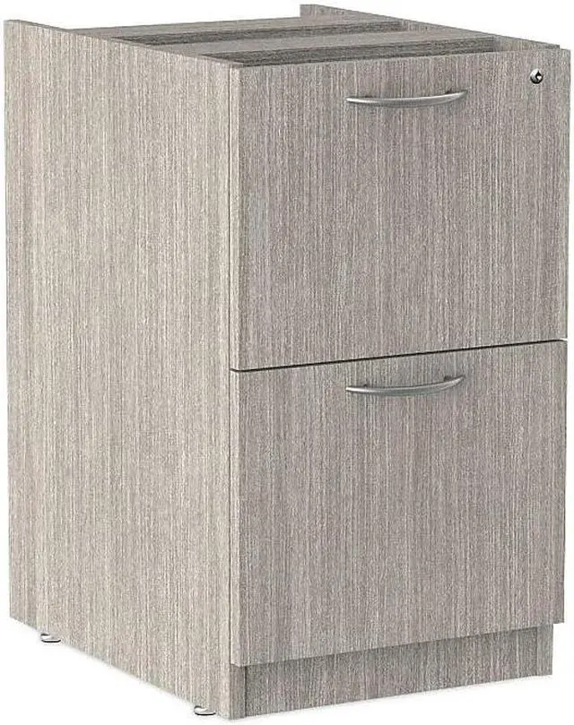 Main image of Alera Valencia Full Pedestal File Drawers 2 Legal/Letter-Size 15.63" x 20.5" x 28.5" Gray VA542822GY