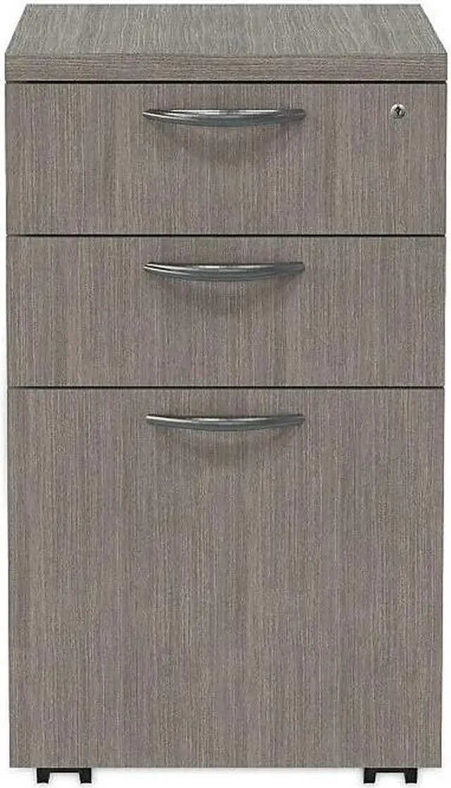 Alt view image 2 of 7 - Alera Valencia Mobile Pedestal File Drawer Legal/Letter 15.88" x 20.5" x 28.39" Gray VA572816GY