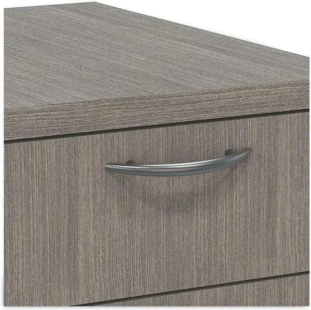 Alt view image 3 of 7 - Alera Valencia Mobile Pedestal File Drawer Legal/Letter 15.88" x 20.5" x 28.39" Gray VA572816GY