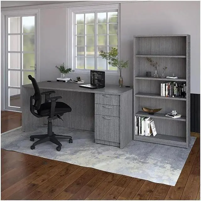 Alt view image 7 of 7 - Alera Valencia Mobile Pedestal File Drawer Legal/Letter 15.88" x 20.5" x 28.39" Gray VA572816GY