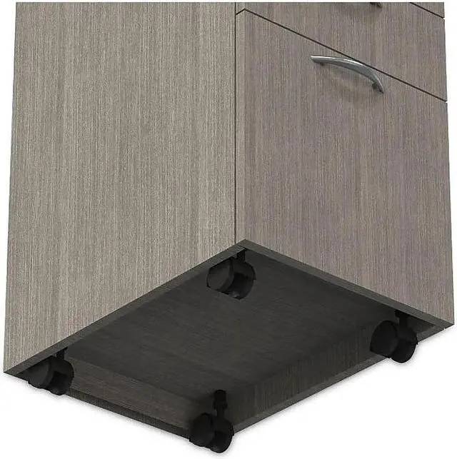 Alt view image 6 of 7 - Alera Valencia Mobile Pedestal File Drawer Legal/Letter 15.88" x 20.5" x 28.39" Gray VA572816GY