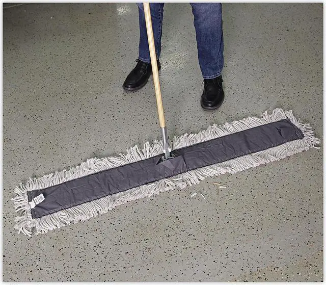 Alt view image 10 of 10 - Boardwalk Clip-On Dust Mop Frame 60w x 5d Zinc Plated 1460